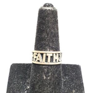 James Avery Faith Hope & Love Sterling Silver Ring